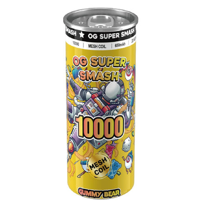 OG Super Smash 10000 Puffs Disposable Vape Pod Box of 10-Gummy Bear-vapeukwholesale