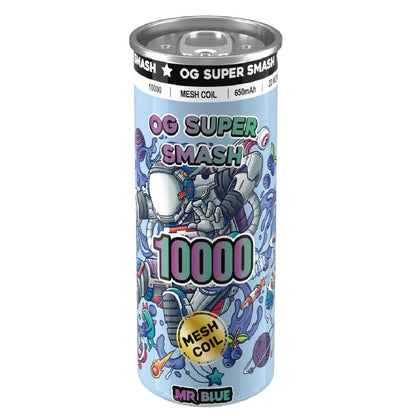 OG Super Smash 10000 Puffs Disposable Vape Pod Box of 10-Mr Blue-vapeukwholesale