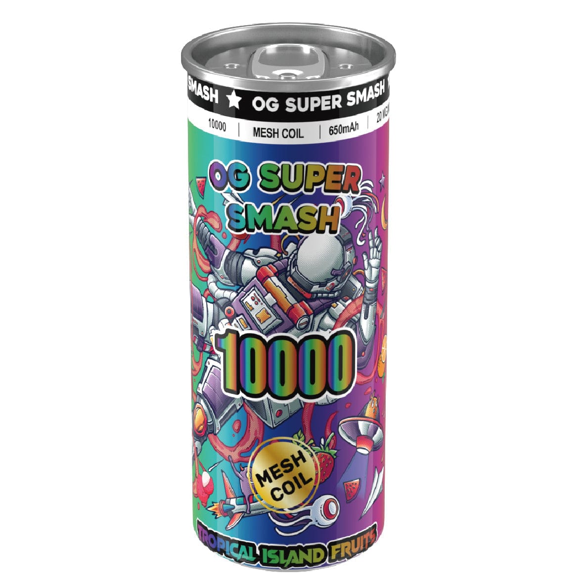 OG Super Smash 10000 Puffs Disposable Vape Pod Box of 10-Tropical Island Fruits-vapeukwholesale