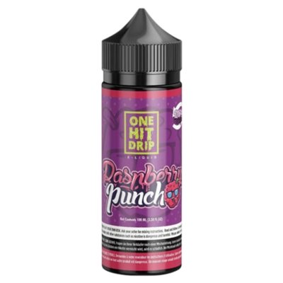 One Hit Drip By Ruthless 100ML Shortfill-Raspberry Punch-vapeukwholesale