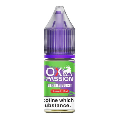 Oxva OX Passion Nic Salt 10ml E-liquids - Box of 10-Berry Burst-vapeukwholesale