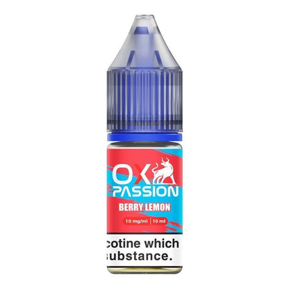 Oxva OX Passion Nic Salt 10ml E-liquids - Box of 10-Berry Lemon-vapeukwholesale