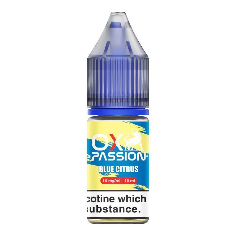 Oxva OX Passion Nic Salt 10ml E-liquids - Box of 10-Blue Citrus-vapeukwholesale