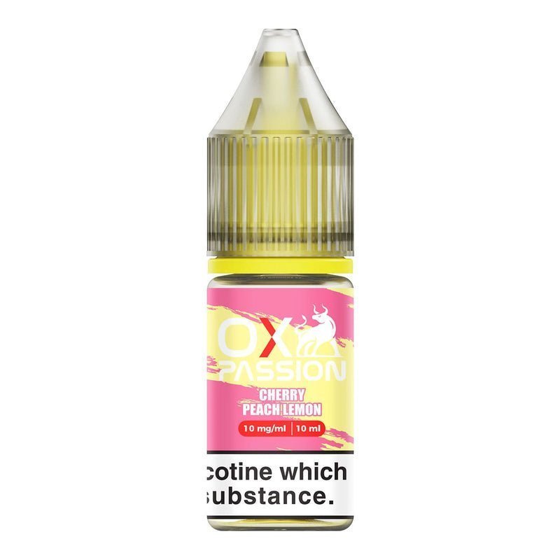 Oxva OX Passion Nic Salt 10ml E-liquids - Box of 10-Cherry Peach Lemon-vapeukwholesale