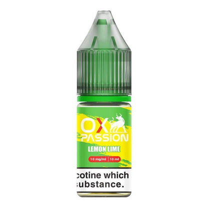 Oxva OX Passion Nic Salt 10ml E-liquids - Box of 10-Lemon Lime-vapeukwholesale