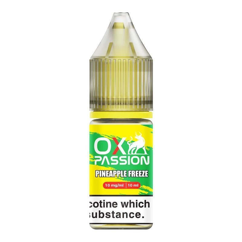 Oxva OX Passion Nic Salt 10ml E-liquids - Box of 10-Pineapple Freeze-vapeukwholesale