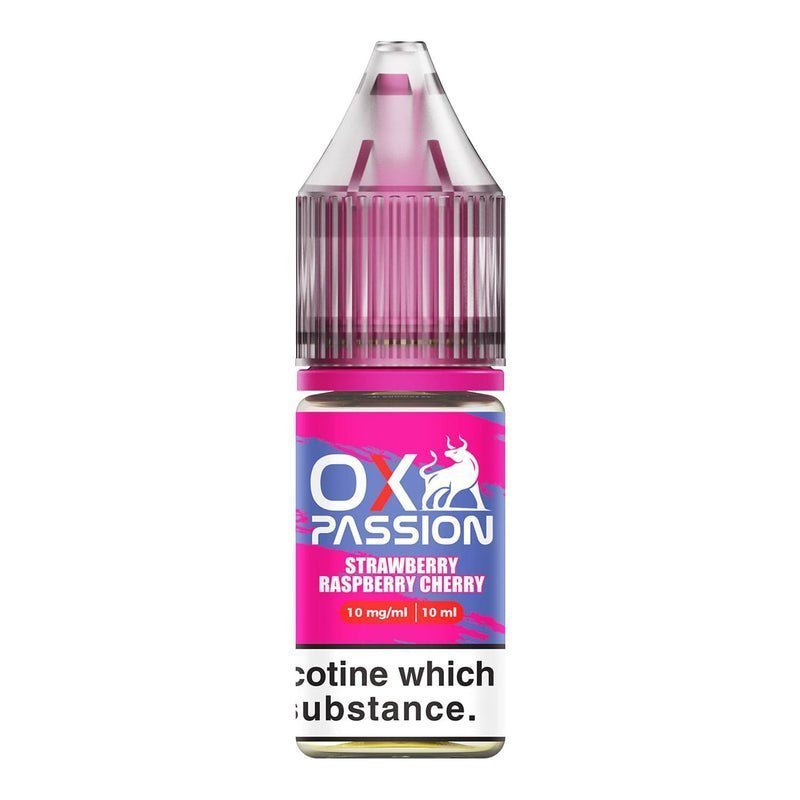 Oxva OX Passion Nic Salt 10ml E-liquids - Box of 10-Strawberry Raspberry Cherry-vapeukwholesale