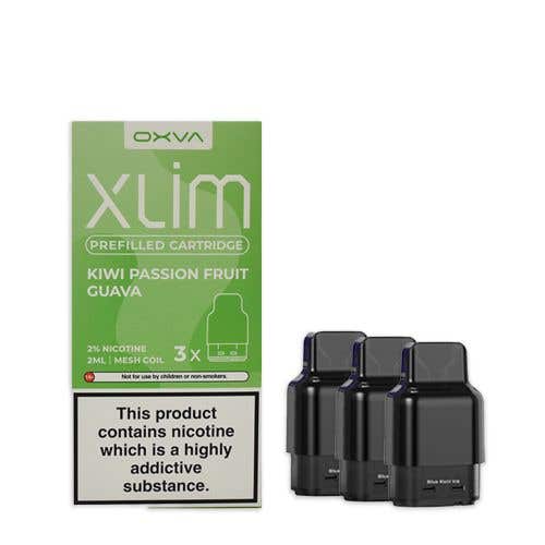 Oxva Xlim Prefilled E-liquid Pods Cartridges - Pack of 3-Kiwi Passion Fruit Guava-vapeukwholesale