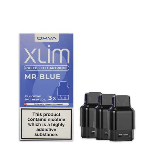 Oxva Xlim Prefilled E-liquid Pods Cartridges - Pack of 3-Mr Blue-vapeukwholesale