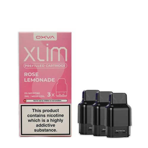 Oxva Xlim Prefilled E-liquid Pods Cartridges - Pack of 3-Rose Lemonade-vapeukwholesale