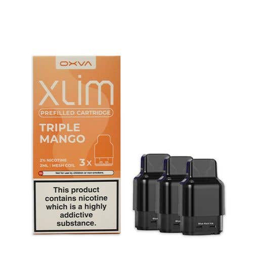 Oxva Xlim Prefilled E-liquid Pods Cartridges - Pack of 3-Triple Mango-vapeukwholesale