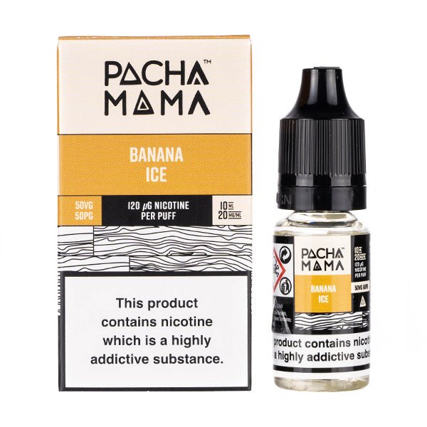 Pacha Mama Nic Salts 10ml - Box of 10-Banana Ice-vapeukwholesale