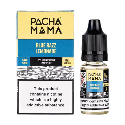 Pacha Mama Nic Salts 10ml - Box of 10-Blue Razz Lemonade-vapeukwholesale