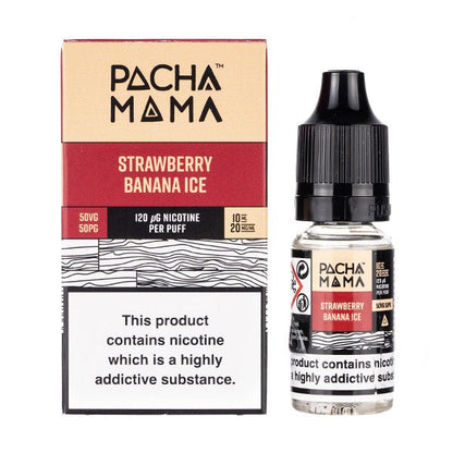 Pacha Mama Nic Salts 10ml - Box of 10-Strawberry Banana-vapeukwholesale