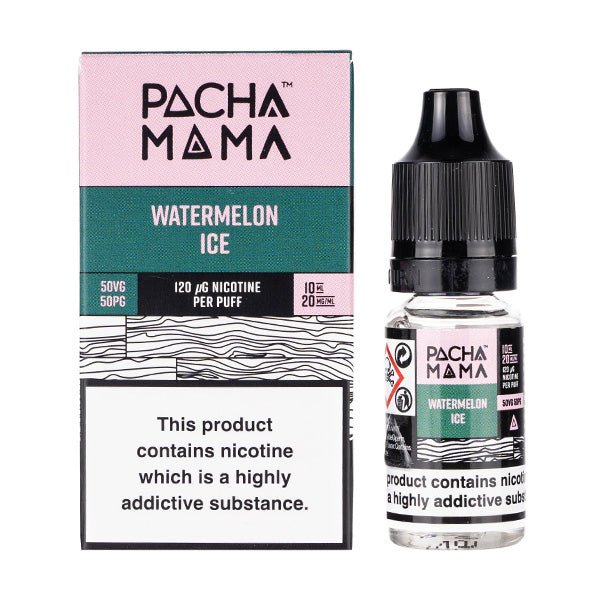 Pacha Mama Nic Salts 10ml - Box of 10-Watermelon Ice-vapeukwholesale