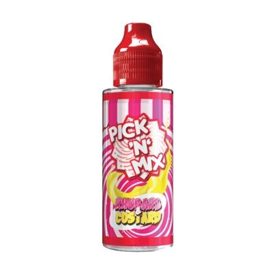 Pick N Mix 100ML Shortfill-Rhubarb & Custard-vapeukwholesale