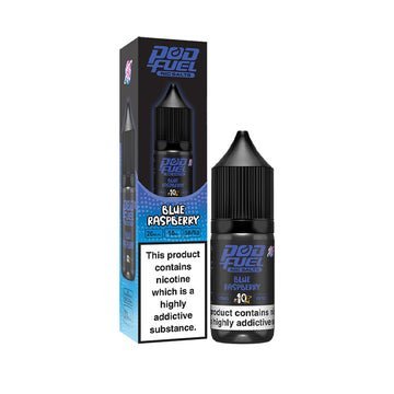 Pod Fuel Nic Salts 10ml E-liquid - Box of 10-Blue Raspberry-vapeukwholesale