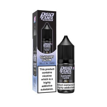 Pod Fuel Nic Salts 10ml E-liquid - Box of 10-Blueberry Fuzion-vapeukwholesale