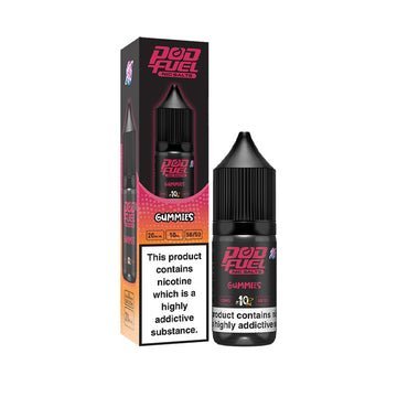 Pod Fuel Nic Salts 10ml E-liquid - Box of 10-Gummies-vapeukwholesale