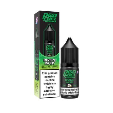 Pod Fuel Nic Salts 10ml E-liquid - Box of 10-Menthol Mojito-vapeukwholesale