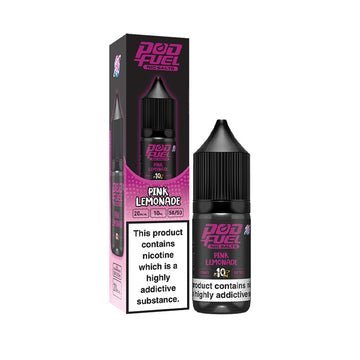 Pod Fuel Nic Salts 10ml E-liquid - Box of 10-Pink Lemonade-vapeukwholesale