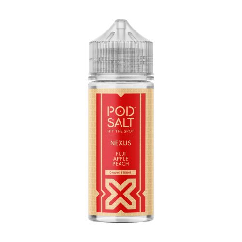 Pod Salt Nexus Shortfill 100ml E - Liquids - Fuji Apple Peach - vapeukwholesale