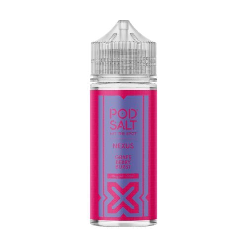 Pod Salt Nexus Shortfill 100ml E - Liquids - Grape Berry Burst - vapeukwholesale