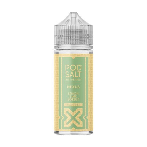 Pod Salt Nexus Shortfill 100ml E - Liquids - Lemon Lime Sorbet - vapeukwholesale