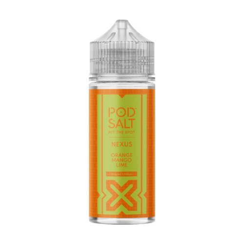 Pod Salt Nexus Shortfill 100ml E - Liquids - Orange Mango Lime - vapeukwholesale