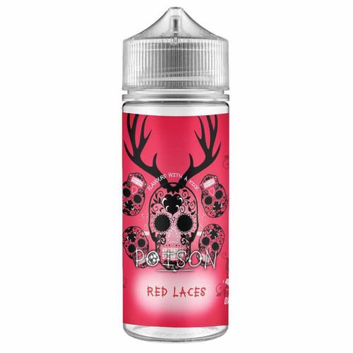 Poison 100ml E-Liquid-Red Laces-vapeukwholesale