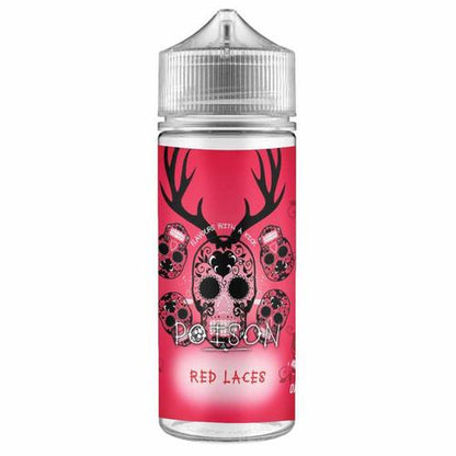 Poison 100ml E-Liquid-Red Laces-vapeukwholesale