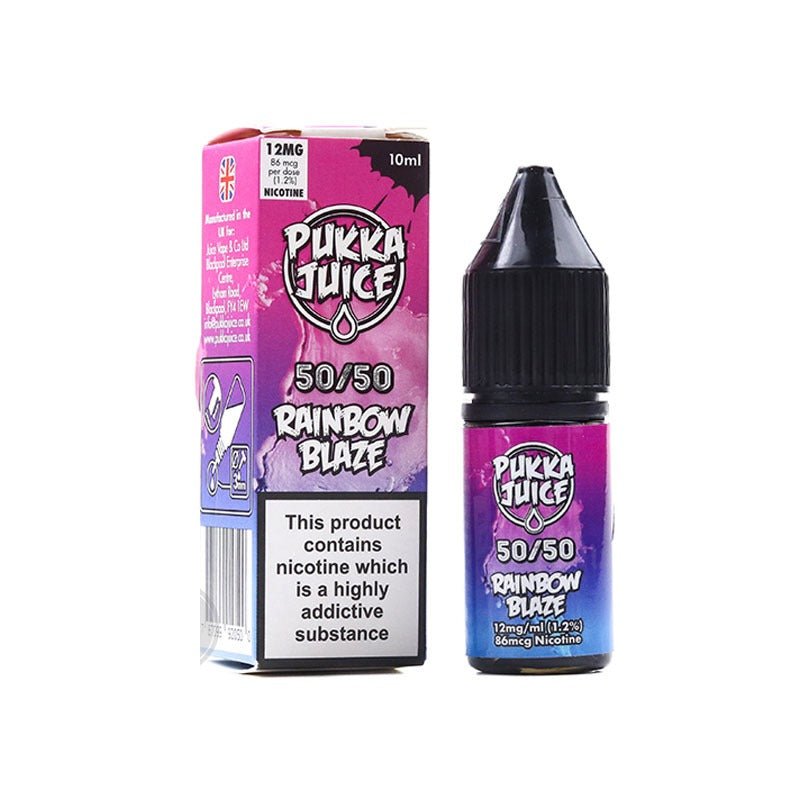 Pukka 50/50 10ML Shortfill (Pack of 10)-12mg-vapeukwholesale