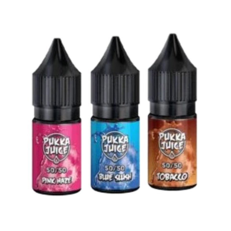 Pukka 50/50 10ML E-Liquid (Pack of 10)