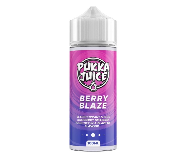 Pukka Juice 100ml Shortfill E-liquids-Berry Blaze-vapeukwholesale