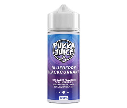 Pukka Juice 100ml Shortfill E-liquids-Blueberry Blackcurrant-vapeukwholesale