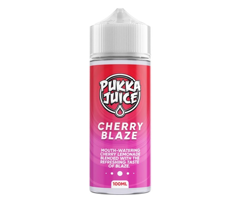 Pukka Juice 100ml Shortfill E-liquids-Cherry Blaze-vapeukwholesale