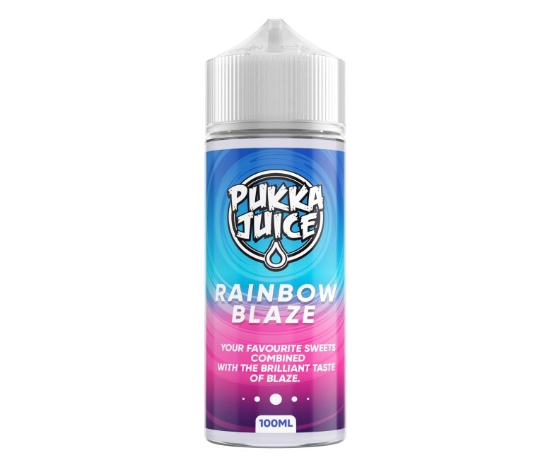 Pukka Juice 100ml Shortfill E-liquids-Rainbow Blaze-vapeukwholesale