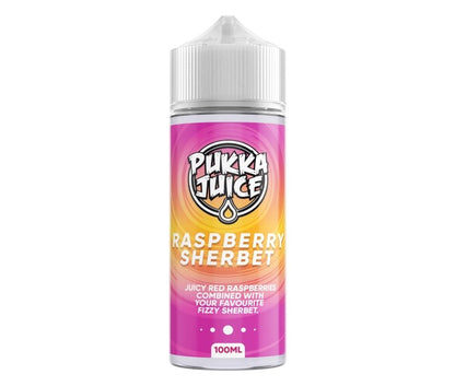 Pukka Juice 100ml Shortfill E-liquids-Raspberry Sherbet-vapeukwholesale