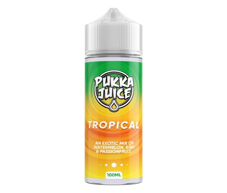 Pukka Juice 100ml Shortfill E-liquids-Tropical-vapeukwholesale