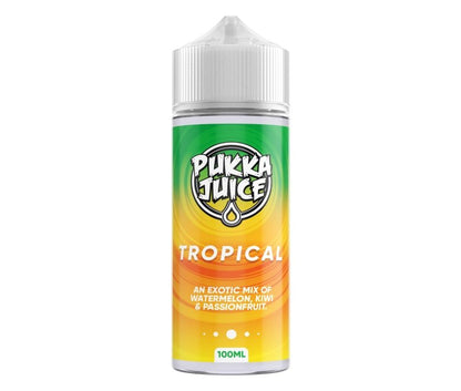 Pukka Juice 100ml Shortfill E-liquids-Tropical-vapeukwholesale