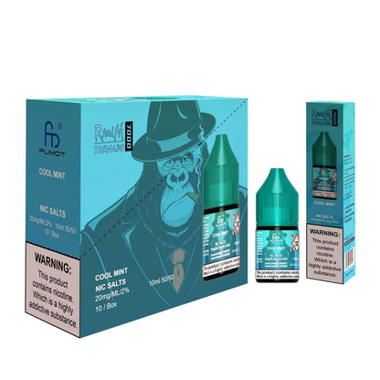 R and M 7000 Nic Salt 10ml - Box of 10-Cool Mint-vapeukwholesale