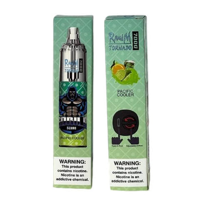 R & M 7000 Disposable Vape | Box of 10-Pacific Cooler * New *-vapeukwholesale