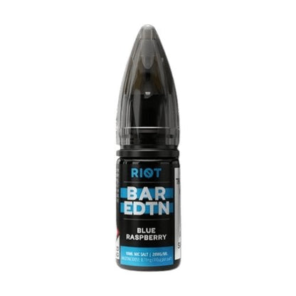 Riot Squad Bar Edition Nic Salt 10ml E-liquids - Box of 10-Blue Raspberry-vapeukwholesale