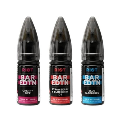 Riot Squad Bar Edition Nic Salt 10ml E-liquids - Box of 10