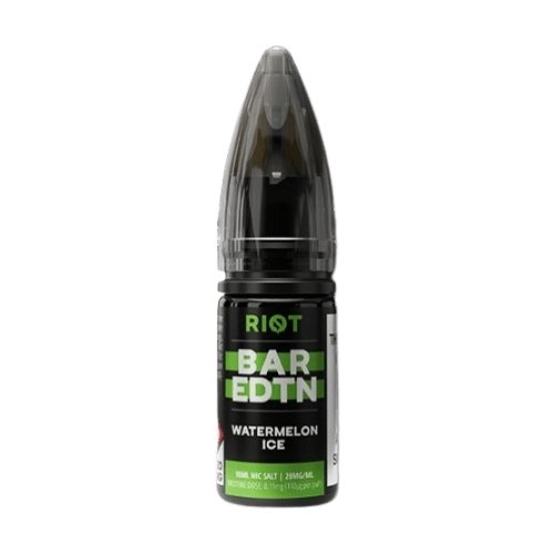 Riot Squad Bar Edition Nic Salt 10ml E-liquids - Box of 10-Watermelon Ice-vapeukwholesale