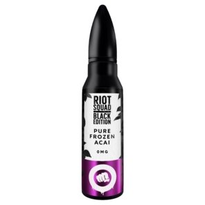 Riot Squad Black Edition Series 50ml Shortfill-Purple Frozen Acai-vapeukwholesale