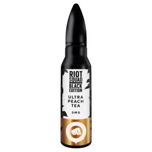 Riot Squad Black Edition Series 50ml Shortfill-Ultra Peach Tea-vapeukwholesale