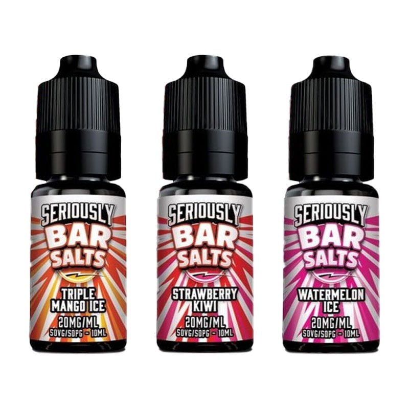 Seriously Bar Salt 10ml E-liquids Nic Salts - Box of 10