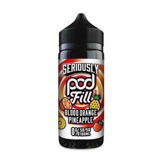 Seriously Pod Fill 100ml E-liquids-Blood Orange Pineapple-vapeukwholesale