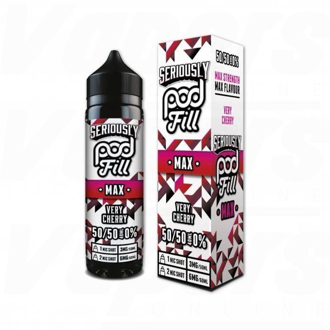 Seriously Pod Fill Max 50ml E - Liquid - Very Cherry - vapeukwholesale